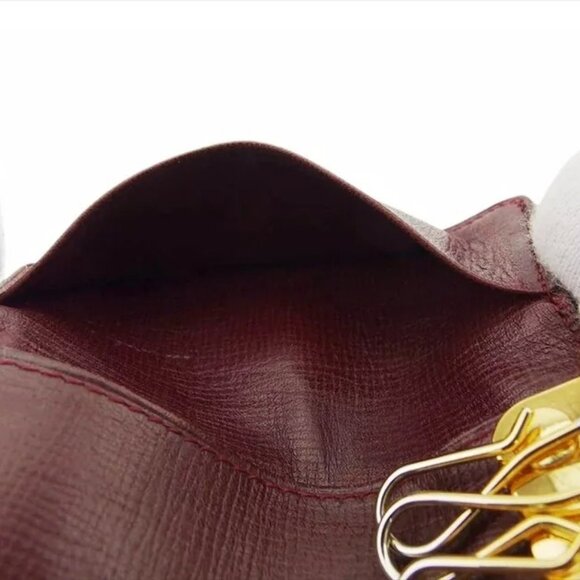 Cartier Key case must line Bordeaux leather Authentic Used - Picture 8 of 10